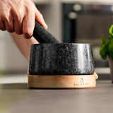 Mörser mit Stößel 15cm Eiche