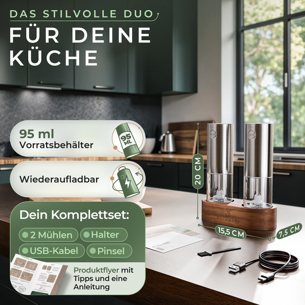 Salz- & Pfeffermühle elektrisch