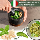 Mörser mit Stößel 12cm Akazie