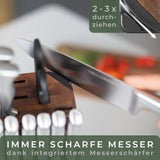 Messerblock bestückt 11-teiliges-Messerset