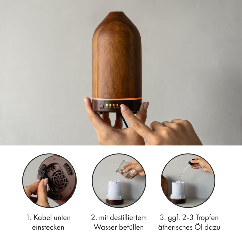 Aroma Diffuser 100ml Akazienholz