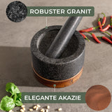 Mörser mit Stößel 12cm Akazie