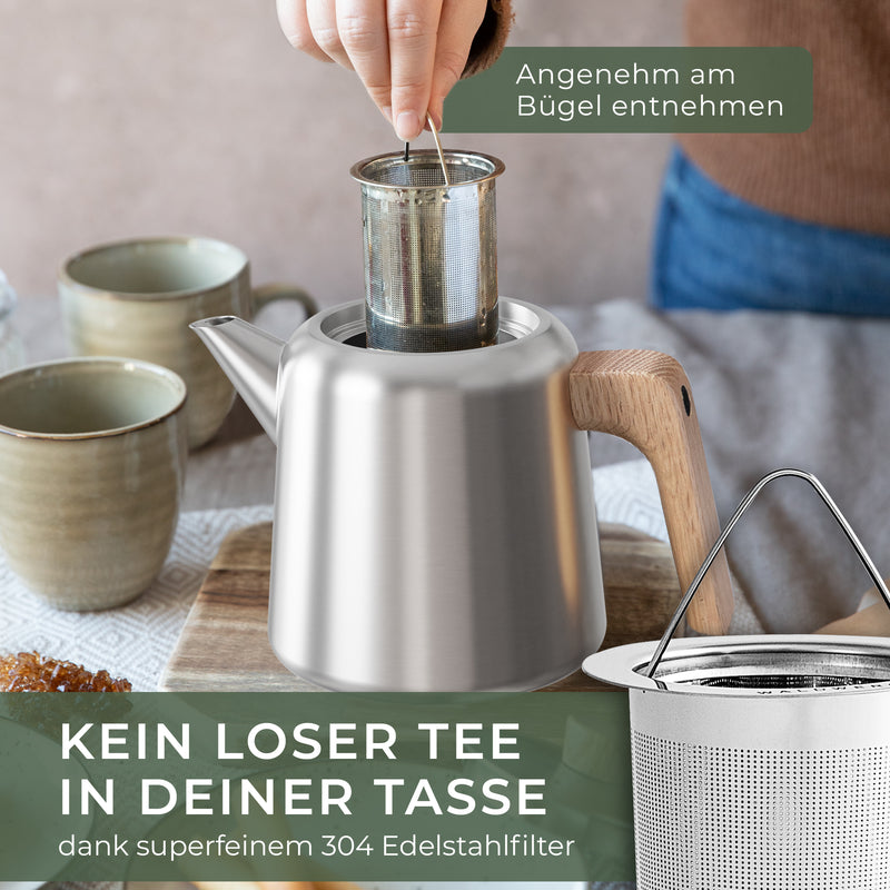 Teekanne mit Stövchen – WALDWERK