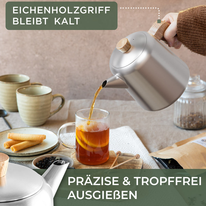 Teekanne mit Stövchen – WALDWERK